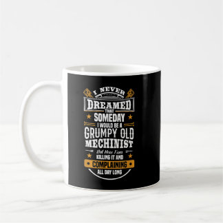 Caneca De Café Operadora de maquinaria mecânica engraçada