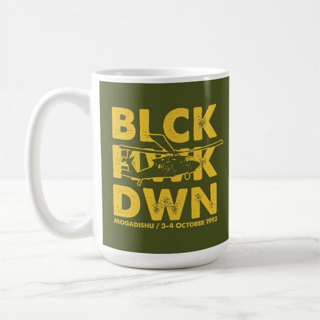 Caneca De Café Operation Gothic Serpent / Mogadishu (1993) (Esquerda)