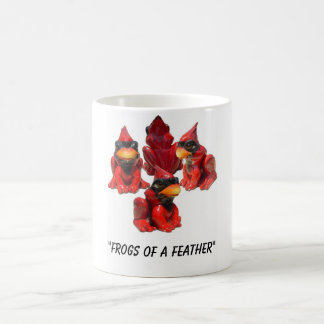 Caneca De Café Opinião do sapo…., "sapos de uma pena "