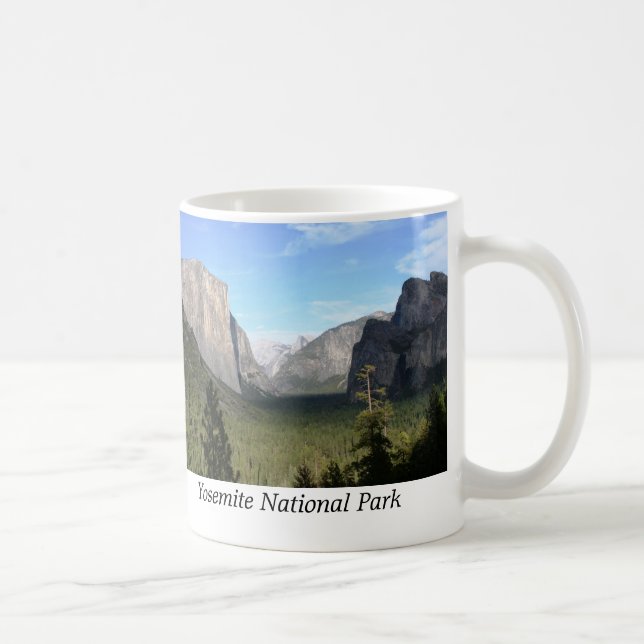 Caneca De Café Opinião do túnel, parque nacional de Yosemite (Direita)