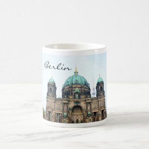 Caneca De Café Opinião do vintage da catedral de Berlim (os DOM