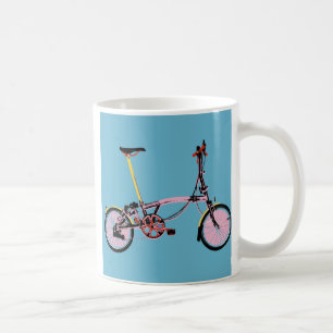 Caneca De Café Opinião lateral BluePink de Brompton