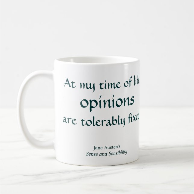 Caneca De Café Opiniões (Esquerda)