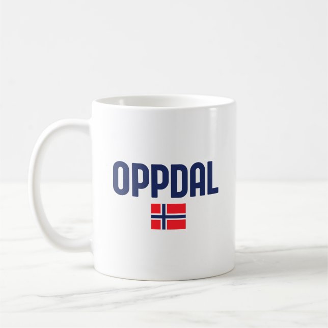 Caneca De Café OPPDAL Noruega (Esquerda)