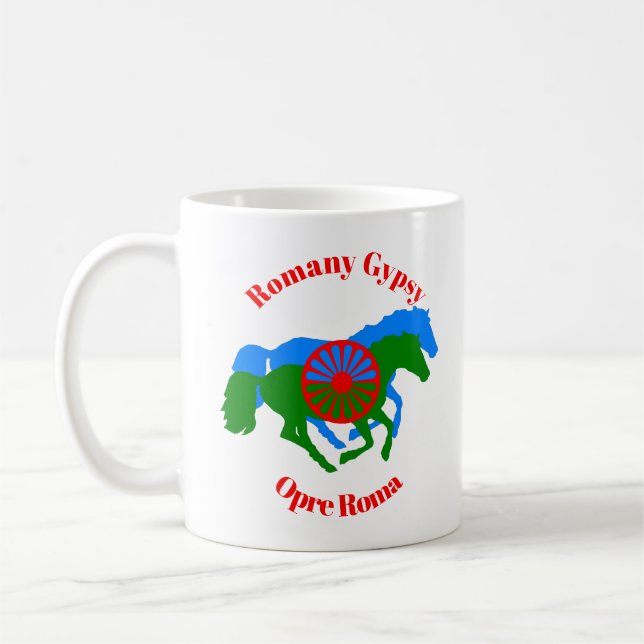 Caneca De Café Opre Roma Romany Coffee Mug (Esquerda)