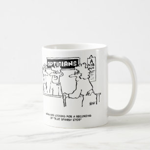 Caneca De Café Optician pede "Olhos Espanhóis"