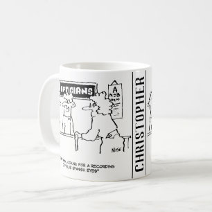 Caneca De Café Optician pede "Olhos Espanhóis"