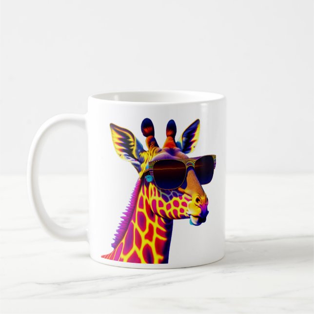 Caneca De Café Óptico girafa (Esquerda)