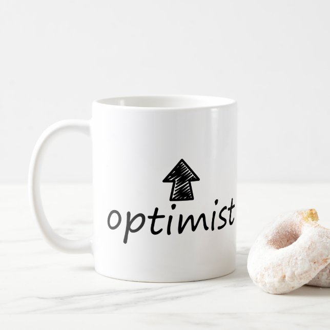 Caneca De Café 'optimist' Mug (Com Donut)