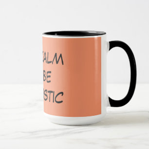 Caneca de café optimista das citações