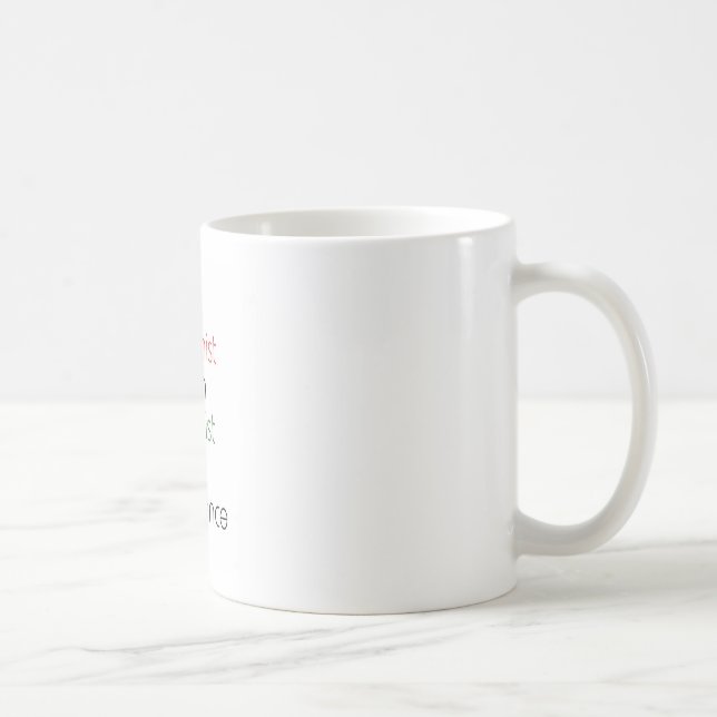 Caneca De Café optimista do pessimista (Direita)