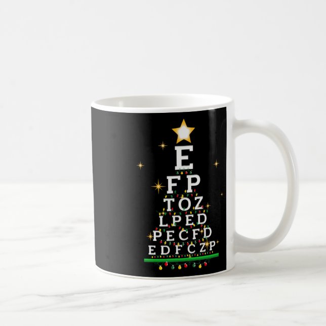 Caneca De Café Optometria Optometria Oftalmologista Ey (Direita)