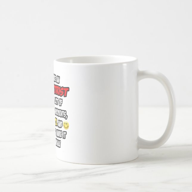 Caneca De Café Optometrista... OMG WTF LOL (Direita)