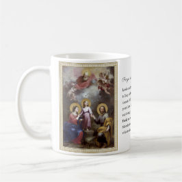 Caneca De Café Oração à Santa Família Jesus Maria Rua Joseph