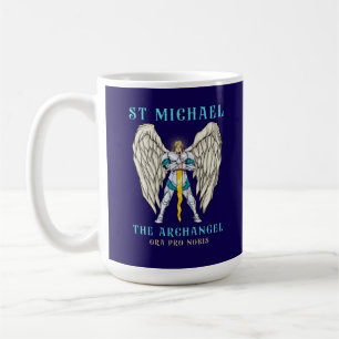 Caneca De Café Oração Católica a São Miguel Arcanjo