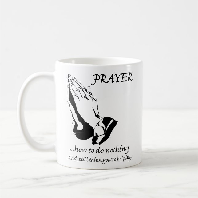 Caneca De Café Oração como não fazer nada (Esquerda)
