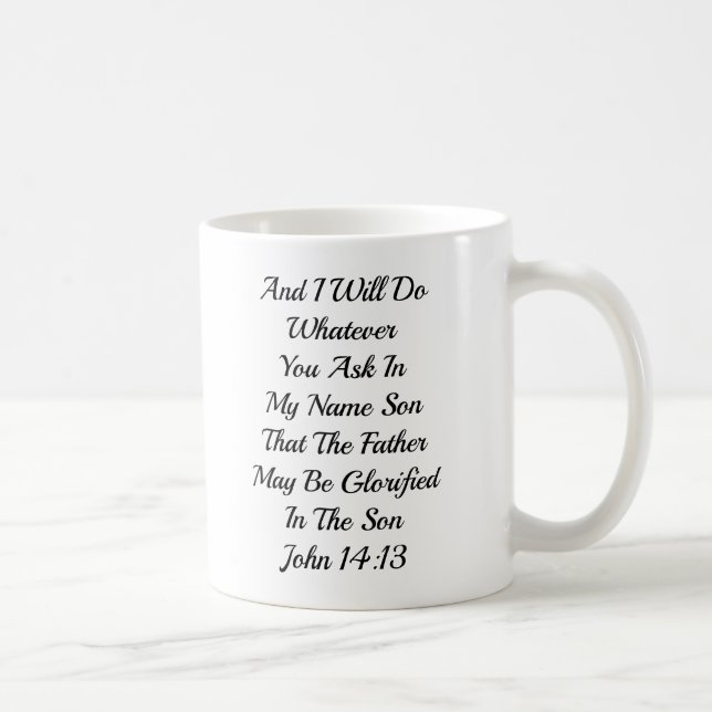 CANECA DE CAFÉ ORAÇÃO (CRIE SUA PRÓPRIA XÍCARA) (Direita)