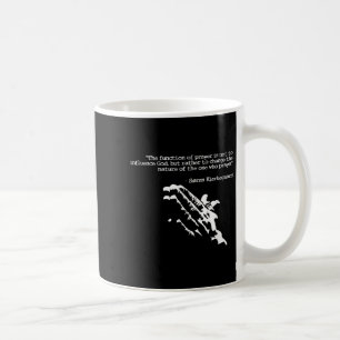 Caneca De Café Oração E Fé Citação Kierkegaard Orando Presente