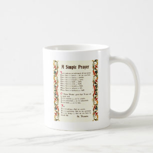 Caneca De Café oração simples por St Francis de Assisi
