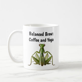 Caneca De Café Oração Verde Mantis Yoga Personalizada