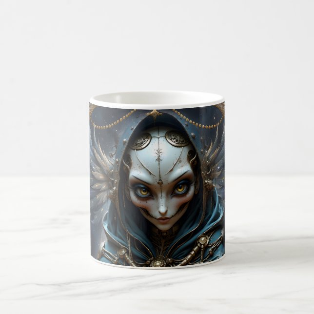 Caneca De Café Oráculo Celestial – Guardião Entre as Estrelas.  (Centro)