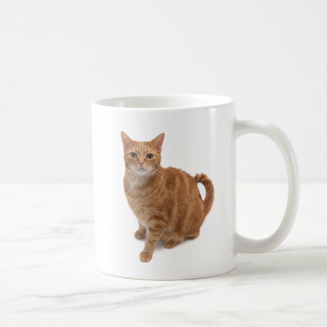 Caneca De Café Orange Cat (Direita)