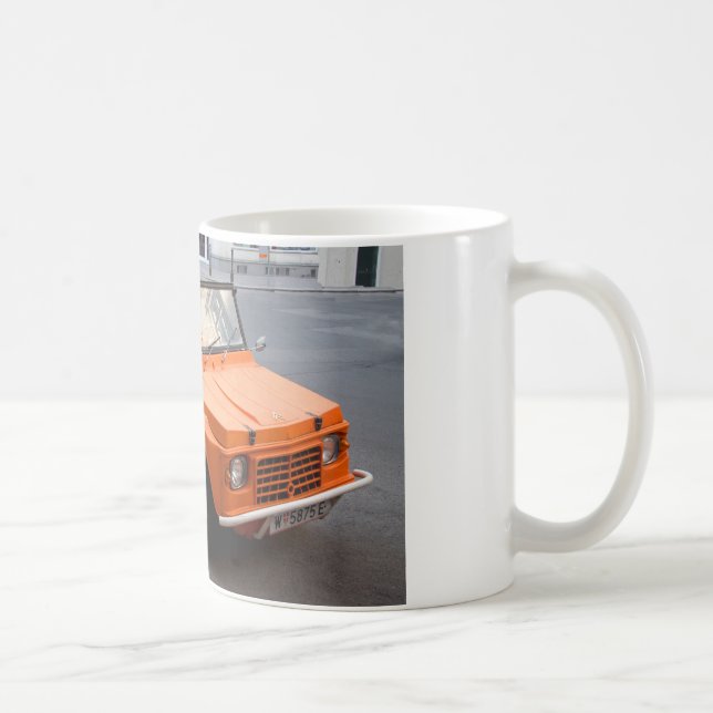 Caneca De Café Orange Citroen Mehari (Direita)