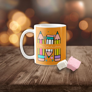 Caneca De Café Orange Colorir desenho de lápis
