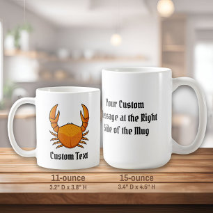 Caneca De Café Orange Crab