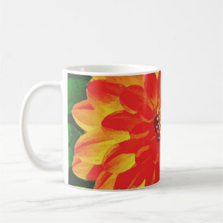 Caneca De Café Orange Dahlia