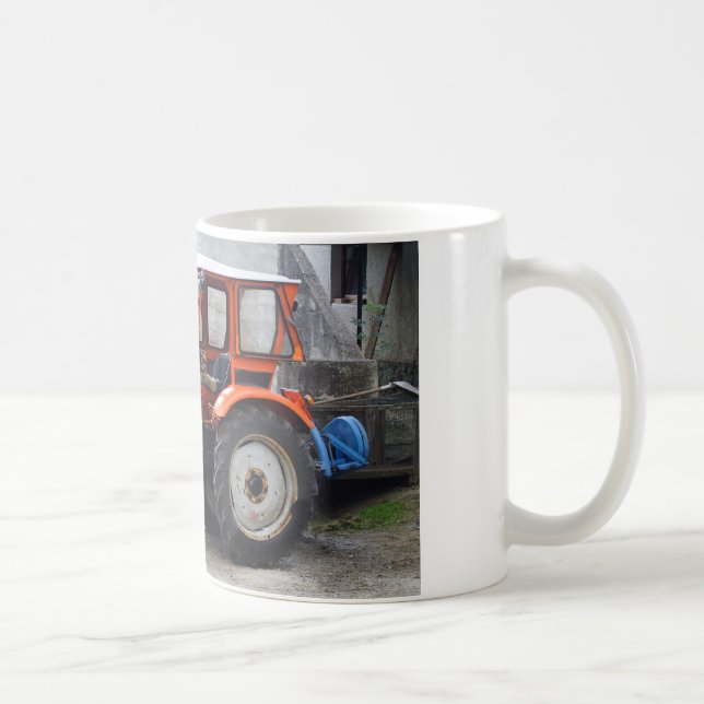 Caneca De Café Orange Diesel Trator Steyr KL II (Direita)