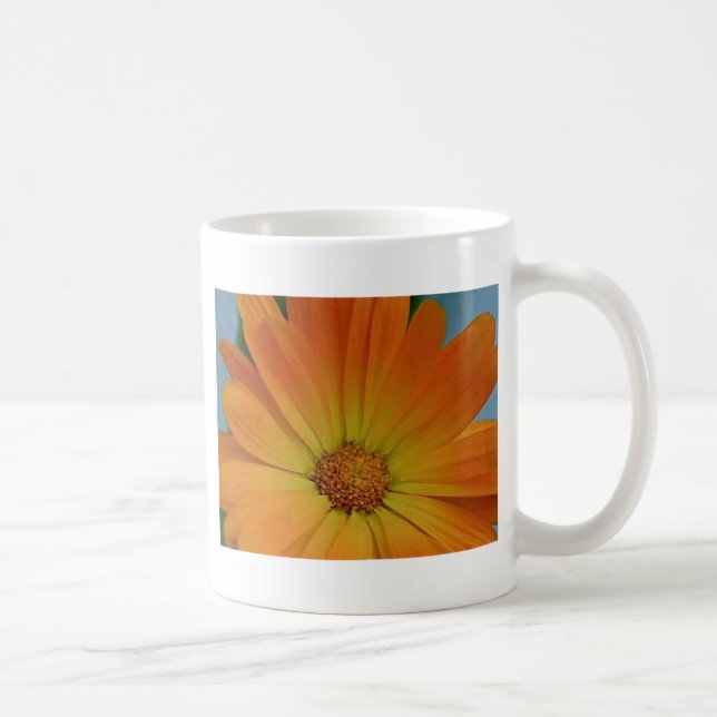 Caneca De Café Orange Gerber Daisy (Direita)
