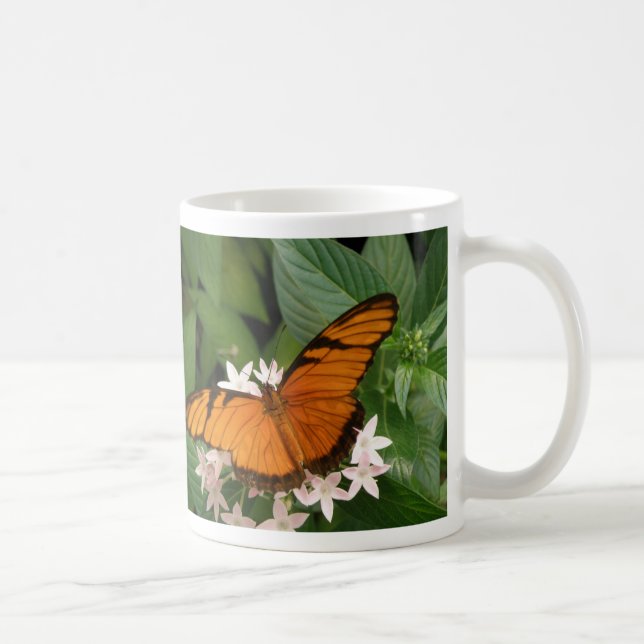 Caneca De Café Orange Julia Butterfly Mug (Direita)
