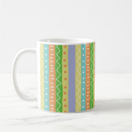 Caneca De Café Orange Mustache Fiesta Green Yellow Divertido Seño