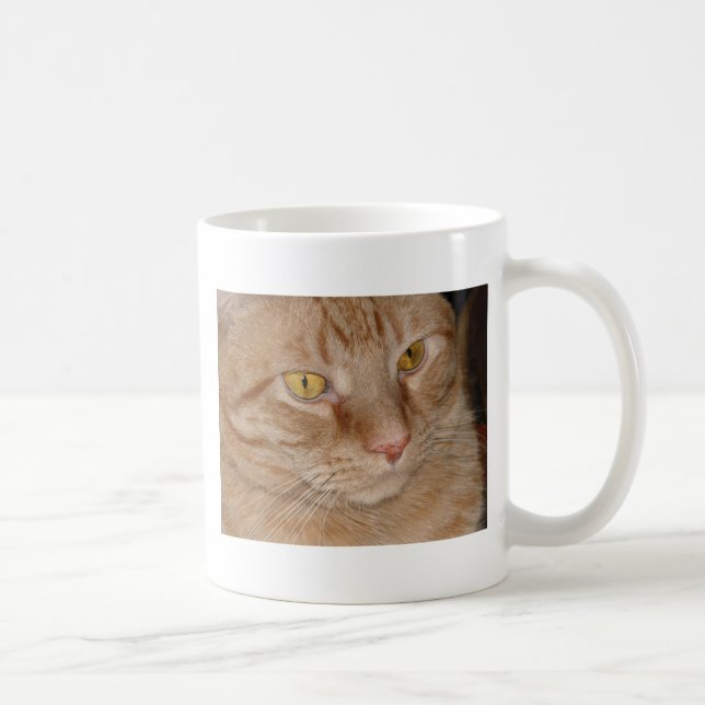 Caneca De Café Orange Tabby Cat (Direita)