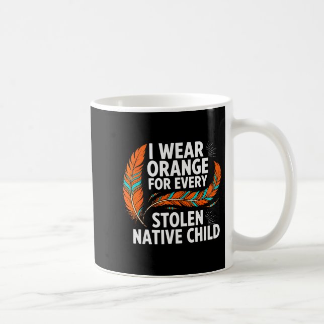 Caneca De Café Orange Unity Day Every Child Native American Women (Direita)