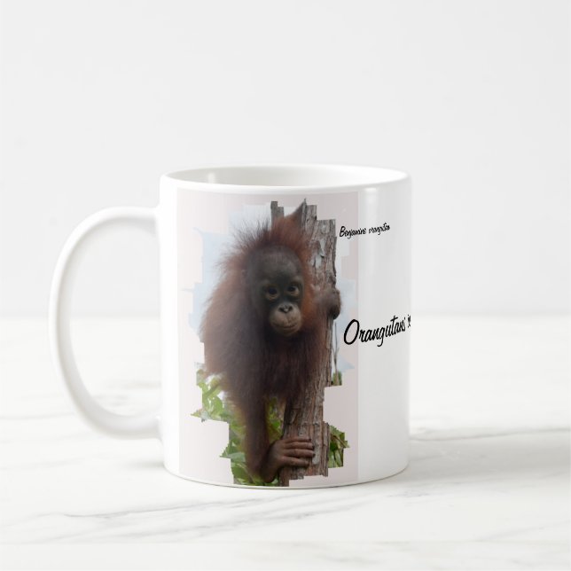 Caneca De Café Orangutanos em Borneo Coffee Mug (Esquerda)