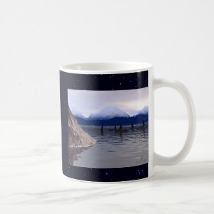 Caneca De Café Orca de Água Escura