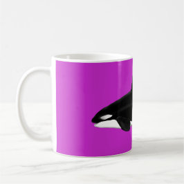 Caneca De Café Orca Mug a rosa