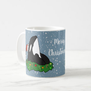 Caneca De Café Orca Natal