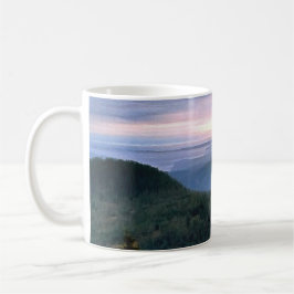 Caneca De Café Orcas Island Sunset na Constituição do Monte