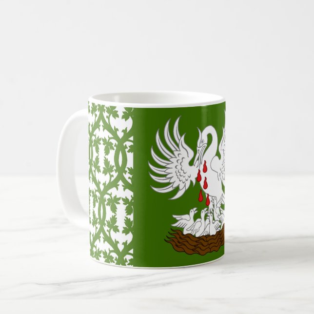 Caneca De Café Ordem SCA do Pelicano (Frente Esquerda)