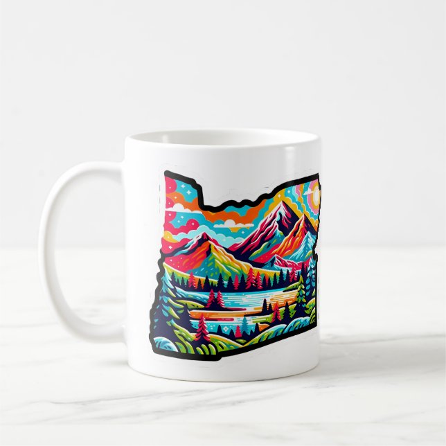 Caneca De Café Oregon (Esquerda)