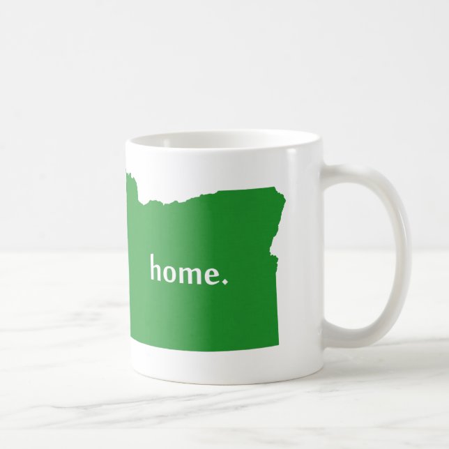 Caneca De Café Oregon Home State Green (Direita)