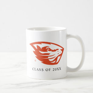 Caneca De Café Oregon State Beavers Cabeça de castor