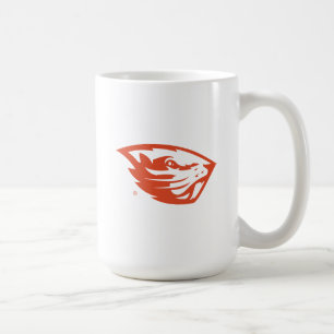 Caneca De Café Oregon State Beavers Cabeça de castor