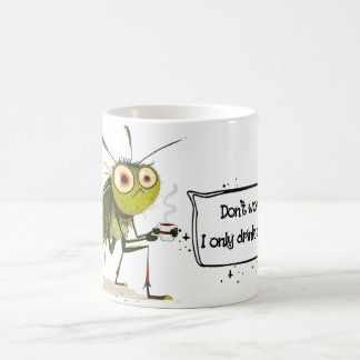 Caneca De Café Organic Mosquito Cartoon – Funny Quote