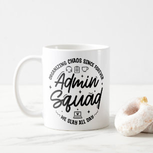 Caneca De Café Organizando Caos Citação Divertida Administrador P