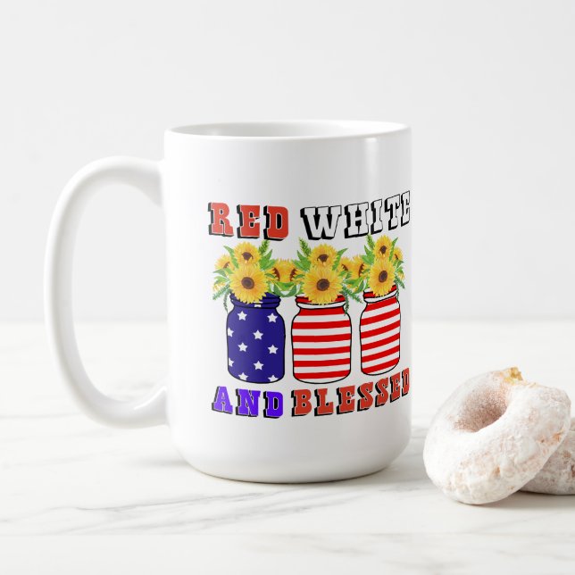 Caneca De Café Orgulho Americano (Com Donut)