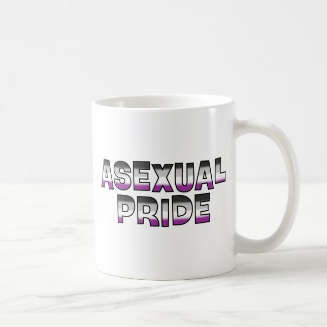 Caneca De Café Orgulho assexuado (Direita)